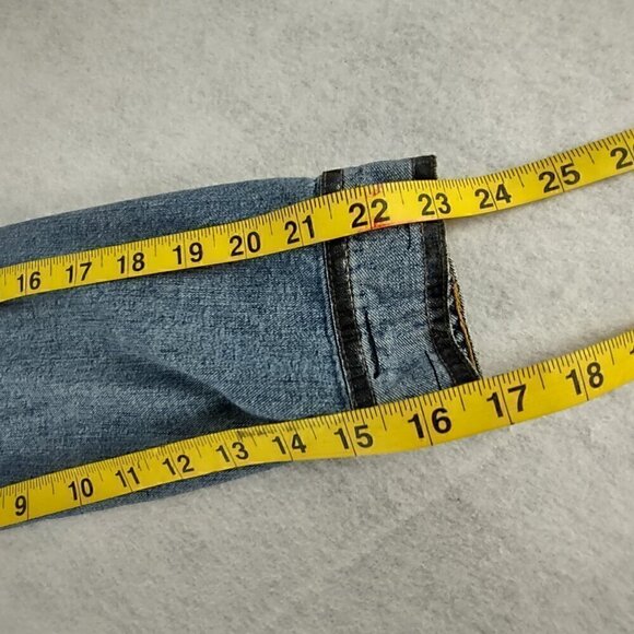 Cherokee Women's Customized Multi Button 100% Cotton Blue Jean Jacket Size S - Picture 12 of 14